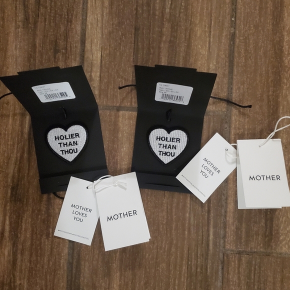New 2 MOTHER Holier Than Thou Denim Patches and Mother Tags. - Picture 7 of 14